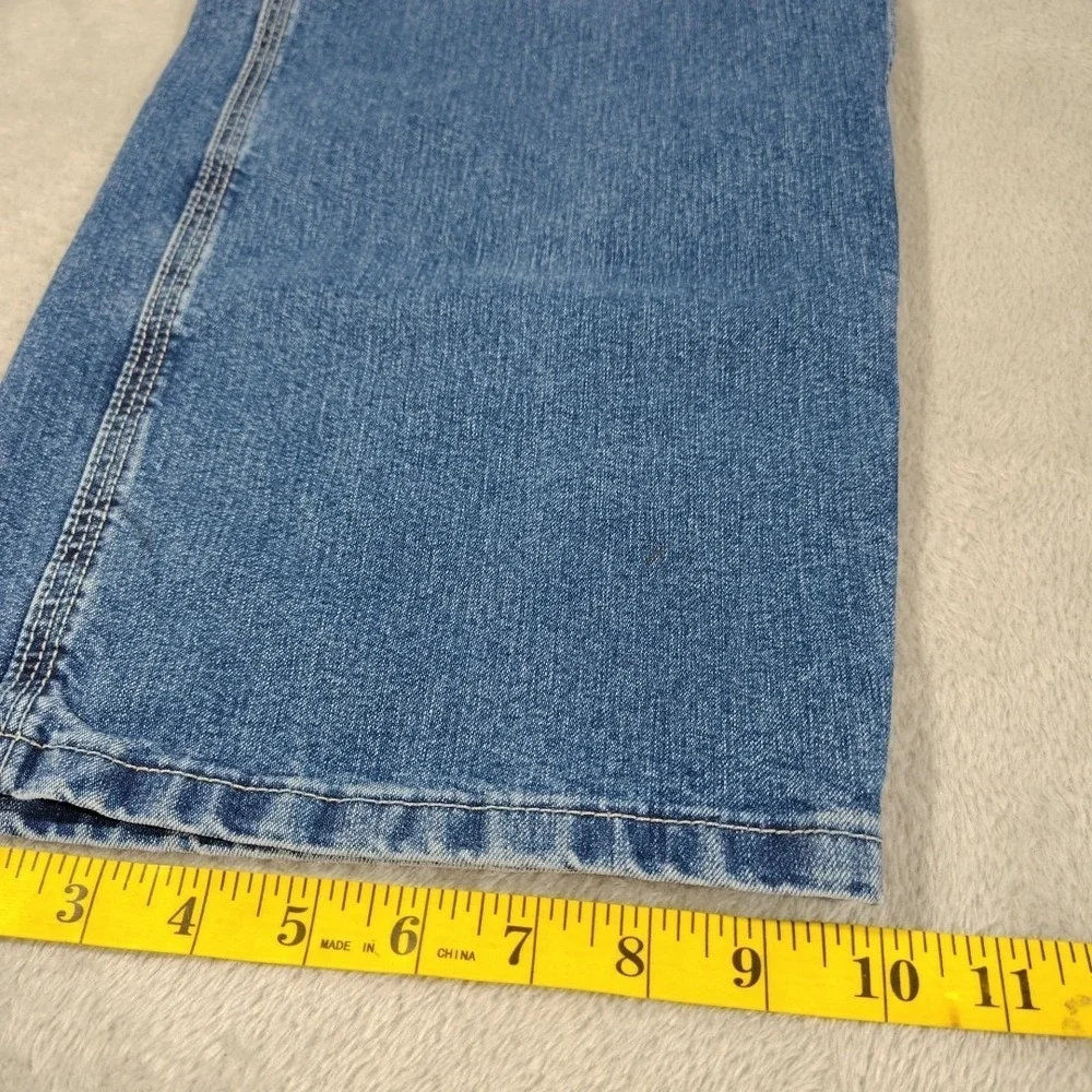 Lee Carpenter Blue Jeans Men 42x32 Denim Mechanic Comfort Utility Construction